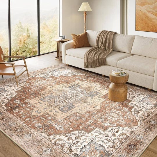 dticon-washable-rug-9x12-area-rugs-boho-vintage-distressed-oriental-medallion-neutral-thin-large-rug-1