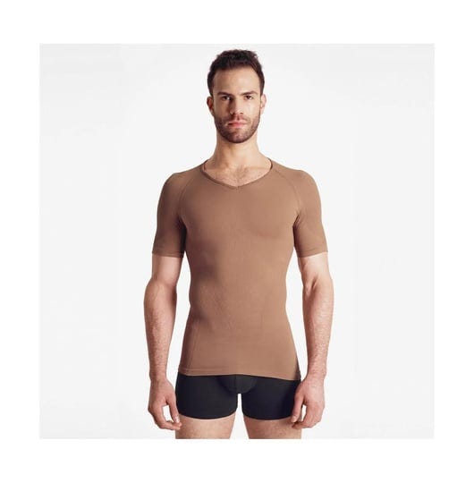 rounderbum-seamless-compression-t-shirt-cocoa-x-large-1