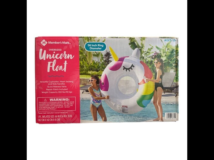 members-mark-oversized-pool-float-mesh-seating-56-diameter-unicorn-1