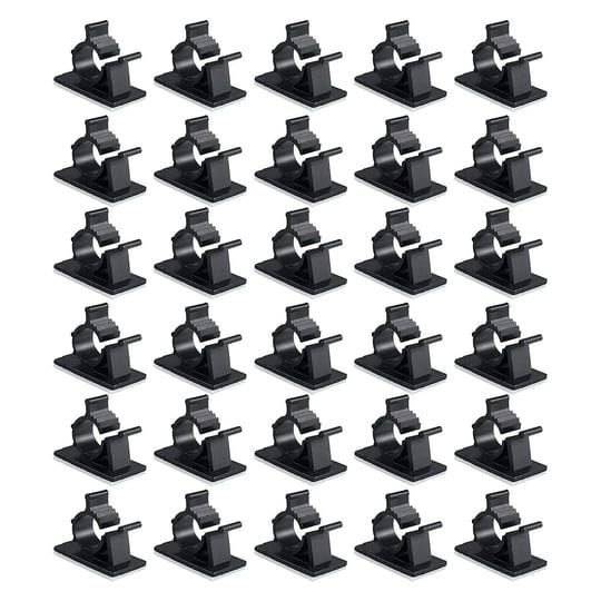 viaky-30-pcs-black-clips-self-adhesive-backed-nylon-wire-adjustable-cable-clips-adhesive-cable-manag-1