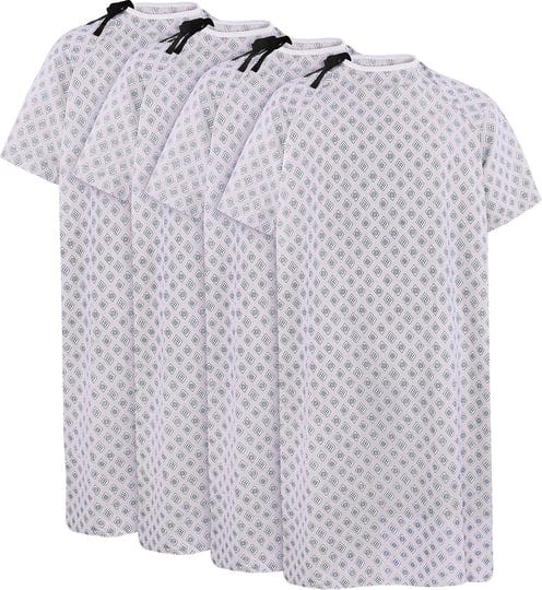 utopia-care-4-pack-cotton-blend-unisex-hospital-gown-back-tie-45-long-61-wide-patient-gowns-comforta-1