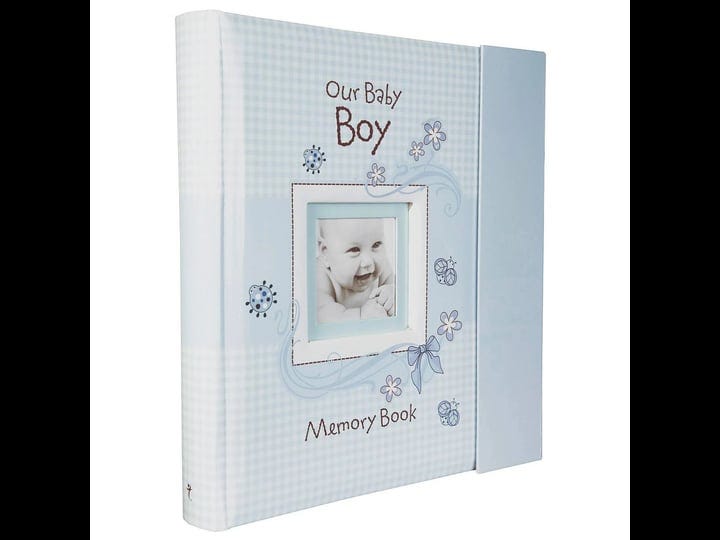 christian-art-gifts-boy-baby-book-of-memories-blue-keepsake-photo-album-our-baby-boy-memory-book-bab-1
