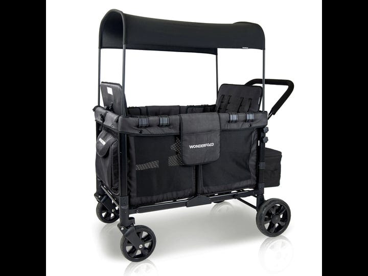 wonderfold-w4-original-quad-4-seater-stroller-wagon-black-1