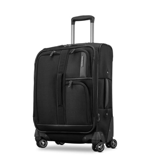 american-tourister-cargo-max-21-inch-softside-carry-on-spinner-luggage-single-piece-olive-1