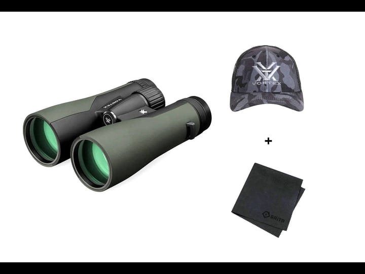 vortex-crossfire-hd-12x50-binocular-with-logo-black-camo-hat-and-microfiber-cleaning-cloth-1