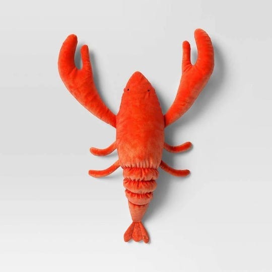 oversize-lobster-shaped-throw-pillow-coral-red-room-essentials-1