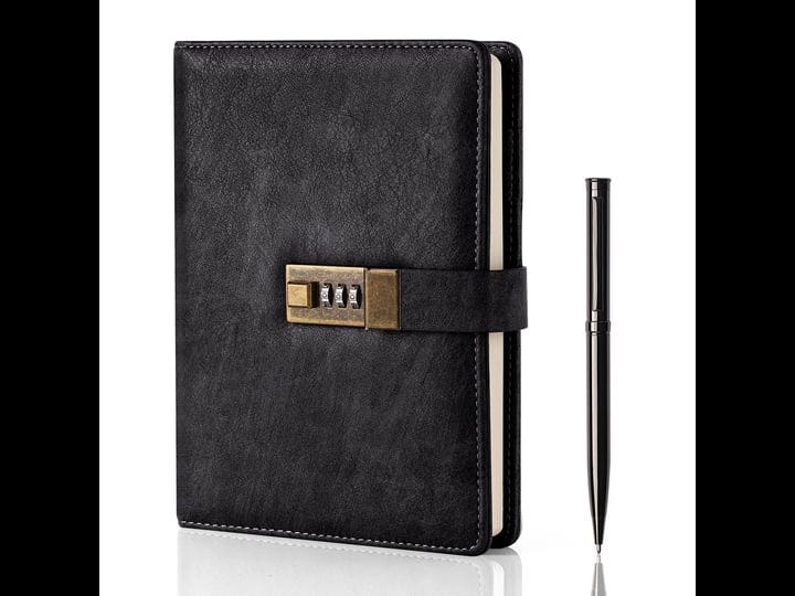 wemate-diary-with-lock-a5-pu-leather-journal-with-lock-240-pages-vintage-lock-journal-password-prote-1