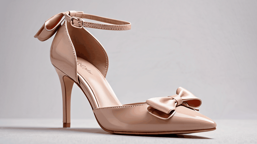 Nude-Heels-With-Bow-1