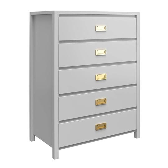 little-seeds-monarch-hill-haven-5-drawer-dove-grey-kids-dresser-1