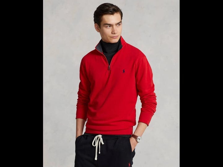 polo-ralph-lauren-mens-luxury-jersey-quarter-zip-pullover-rl-red-size-l-1