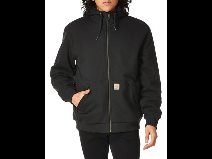 carhartt-mens-rain-defender-rockland-black-sherpa-lined-hooded-sweatshirt-1
