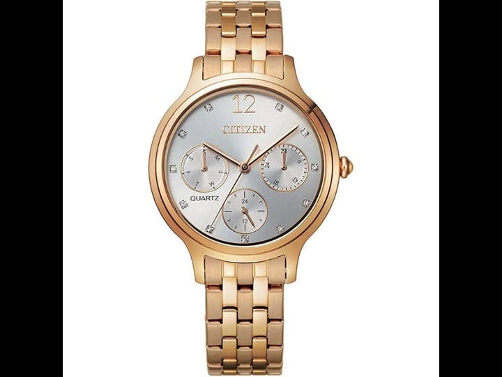 citizen-womens-rose-gold-tone-stainless-steel-watch-ed8183-54a-1