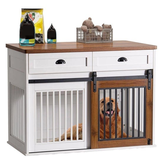 sdhyl-44-inches-dog-crate-furniture-with-sliding-barn-door-wooden-dog-kennel-with-2-drawers-and-lock-1