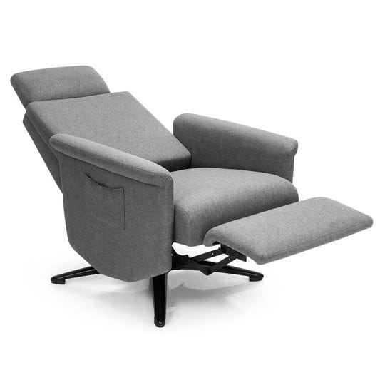 swivel-massage-recliner-single-sofa-with-adjustable-headrest-gray-1