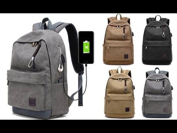 pullimore-canvas-laptop-backpack-waterproof-school-backpack-with-usb-charging-port-fits-most-15-6-in-1