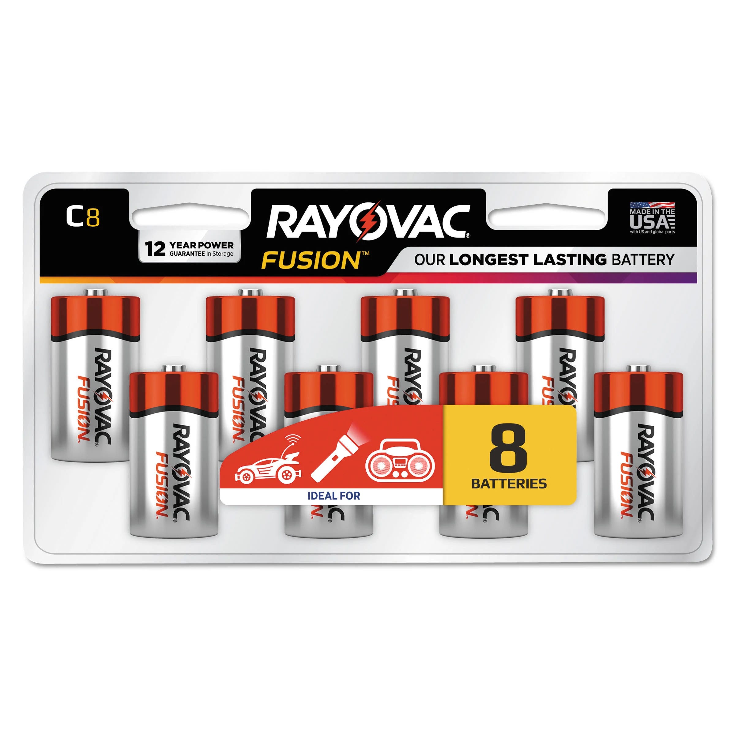 Rayovac Fusion Alkaline C Battery Pack | Image