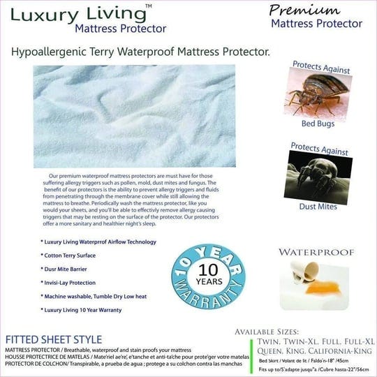 queen-sizeterry-waterproof-hypoallergenic-mattress-protectors-1