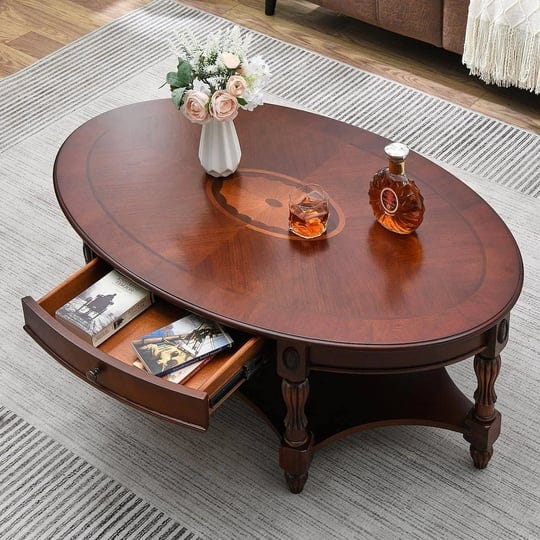 leemtorig-oval-coffee-table-for-living-room-cherry-solid-wood-coffee-table-with-storage-drawer-victo-1