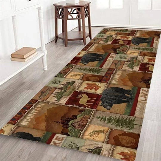 jismuci-rustic-cabin-wildlife-long-runner-rug-for-hallwaymaple-leaf-bear-moose-deer-countryarea-rug--1