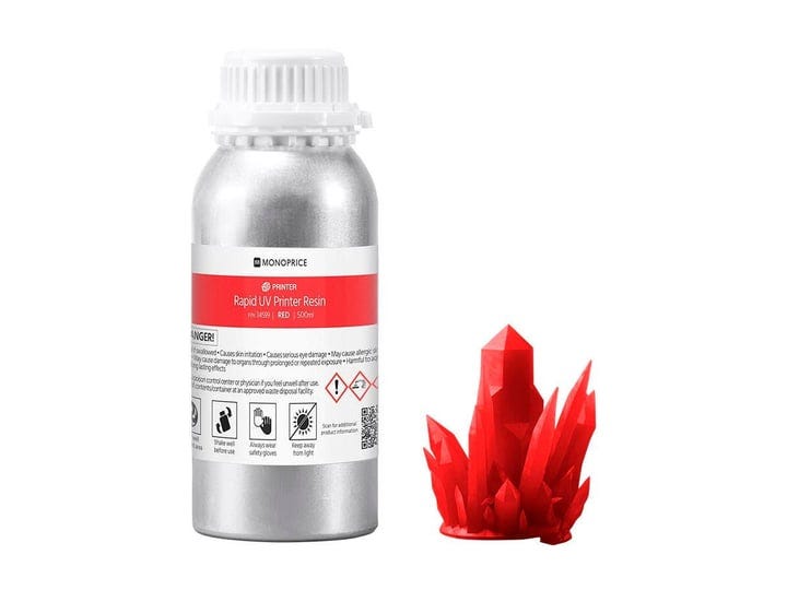 monoprice-rapid-uv-3d-printer-resin-500ml-red-compatible-with-all-uv-resin-printers-dlp-laser-or-lcd-1