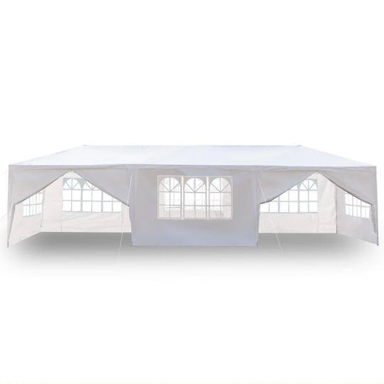 10-ft-x-30-ft-white-party-wedding-tent-canopy-6-sidewall-and-2-doors-1