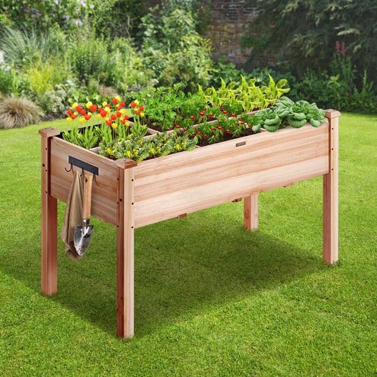 vevor-gjs1205876cm1tdfmv0-47-2-x-22-8-x-30-in-flower-vegetable-herb-wooden-raised-garden-bed-planter-1