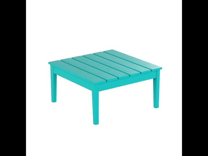westintrends-outdoor-patio-modern-adirondack-coffee-table-turquoise-1