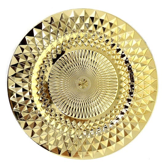 allgala-13-inch-6-pack-heavy-quality-plastic-diamond-pattern-sparkling-charger-plates-gold-hd80401-1