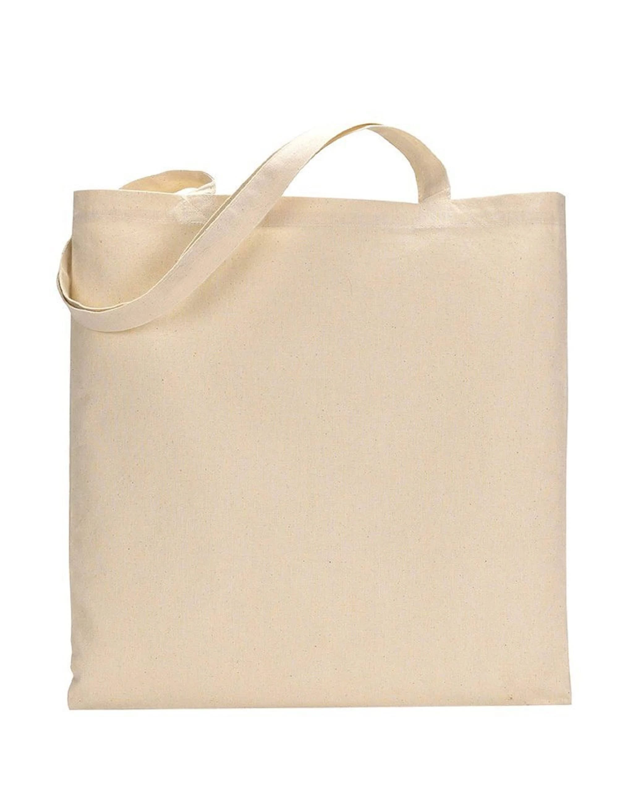 Natural Cotton Canvas Tote Bags: Sustainable & Versatile Art Craft Supply | Image