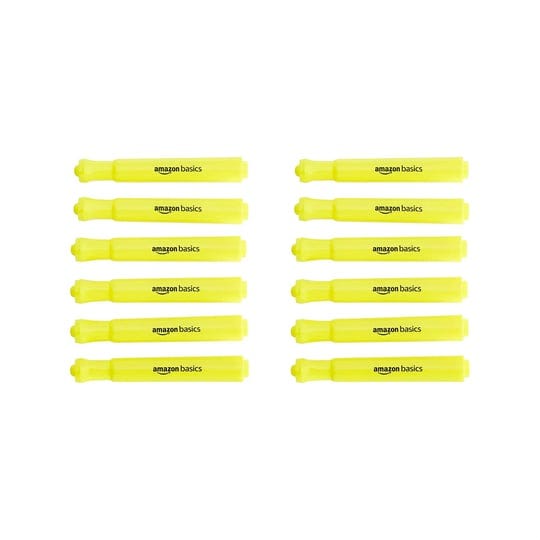 amazon-basics-tank-style-highlighters-chisel-tip-yellow-12-pack-1