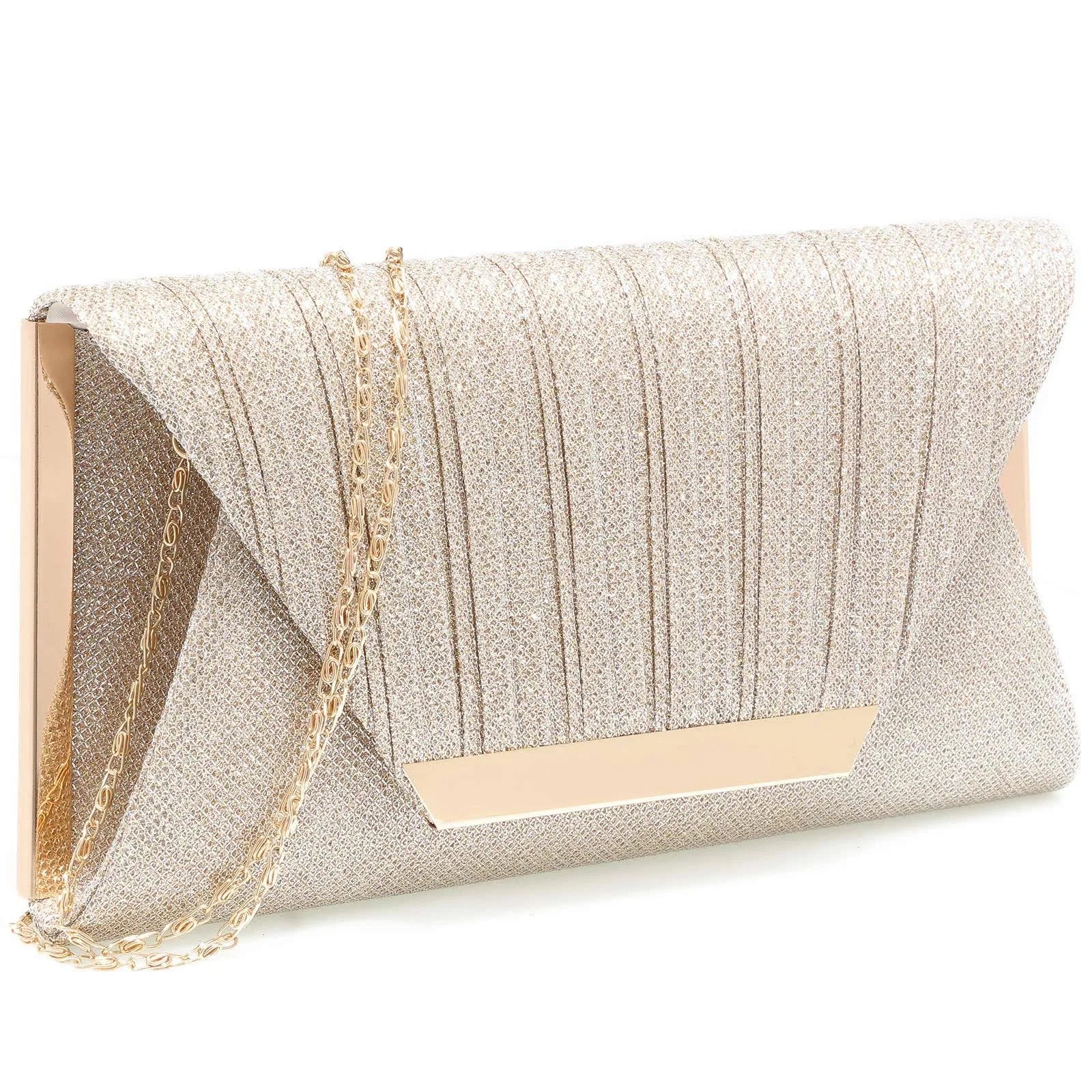 Gorgeous Silver Evening Clutch for Women - 100% Attracts Admiring Glances | Image