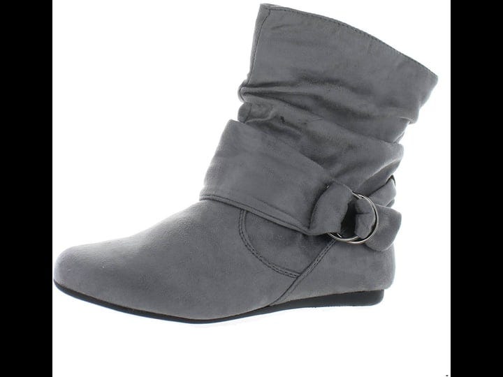 static-footwear-selena-58-womens-fashion-calf-flat-heel-side-zipper-slouch-ankle-bootsgrey10-1