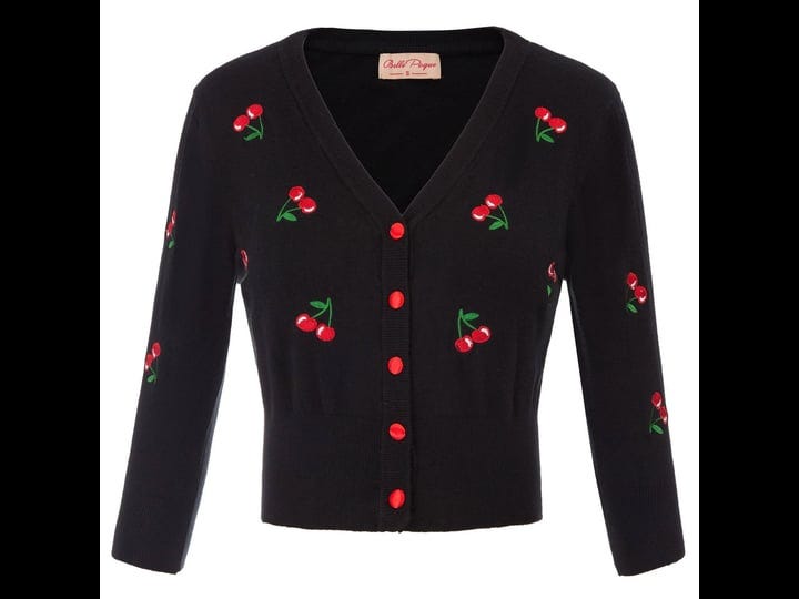 belle-poque-womens-1950s-pin-up-vintage-inspired-embroidery-cardigan-sweater-coat-black-size-xl-bp60-1
