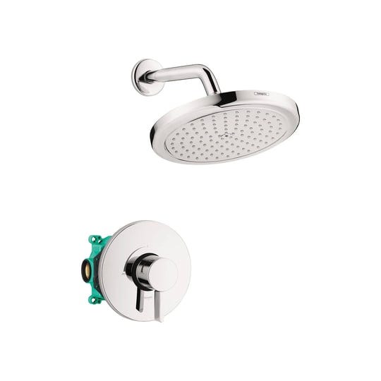 hansgrohe-04909000-croma-pressure-balance-shower-set-with-rough-2-0-gpm-in-chrome-1