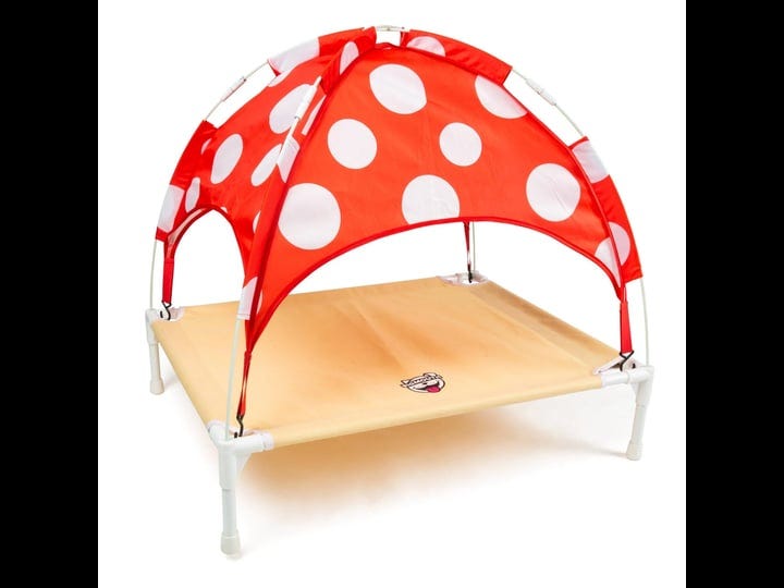 bigmouth-inc-elevated-dog-canopy-bed-mushroom-s-1