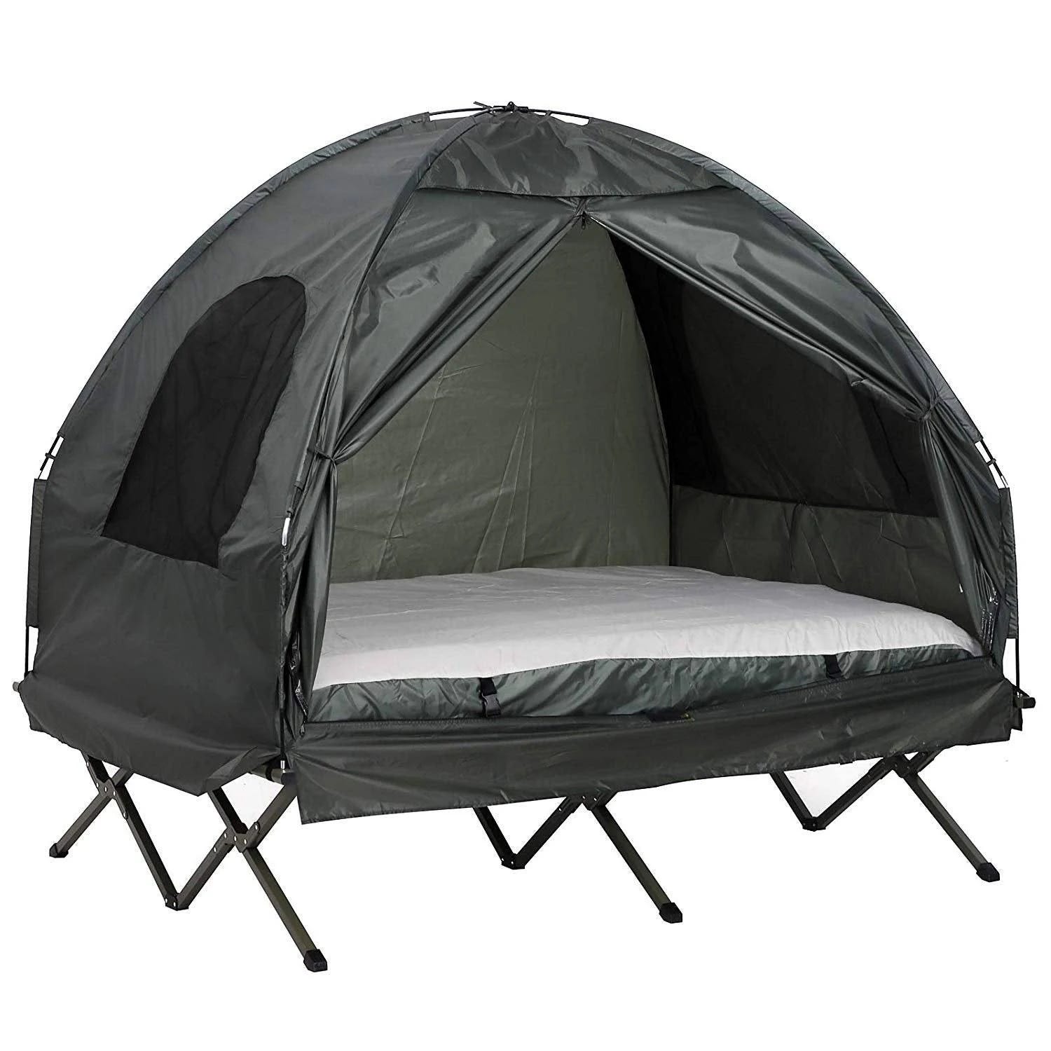 Elevated Camping Cot Tent Combo for Comfortable Outdoor Adventures | Image