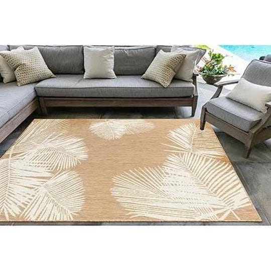 sand-forest-leaf-indoor-outdoor-area-rug-4x7-tan-white-4x7-polypropylene-kirklands-home-1