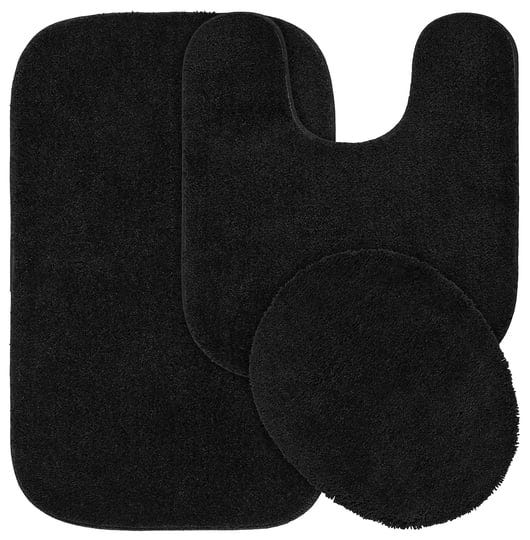 garland-rug-traditional-plush-3-piece-nylon-washable-bathroom-rug-set-black-1