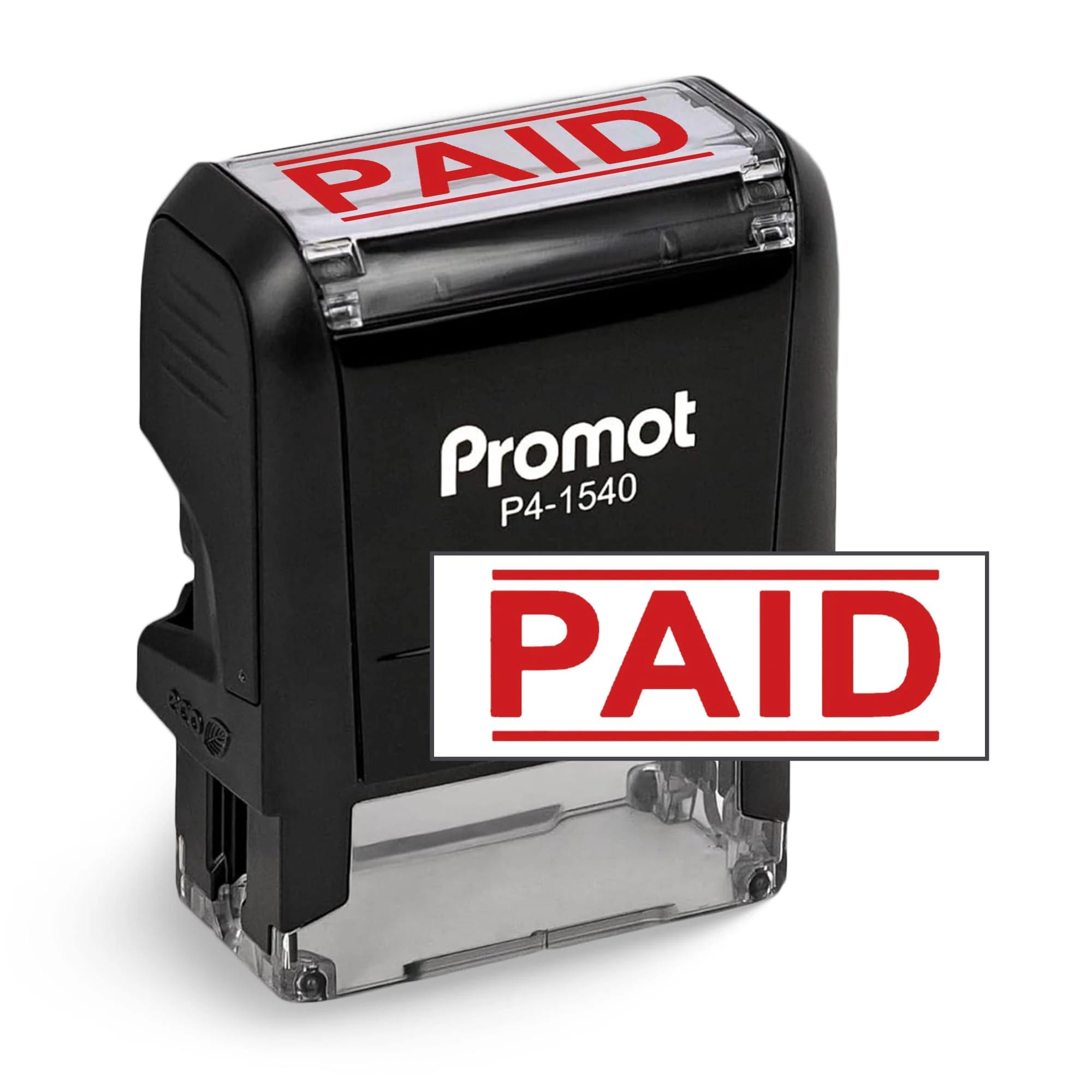 High-Quality Refillable Paid Stamp for Effortless Accounting | Image