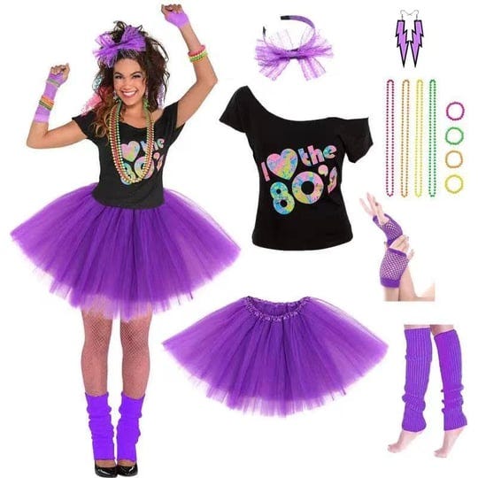 leadtex-womens-80s-costumes-with-accessories-set-purple-tutu-skirt-earrings-necklace-bracelets-fishn-1