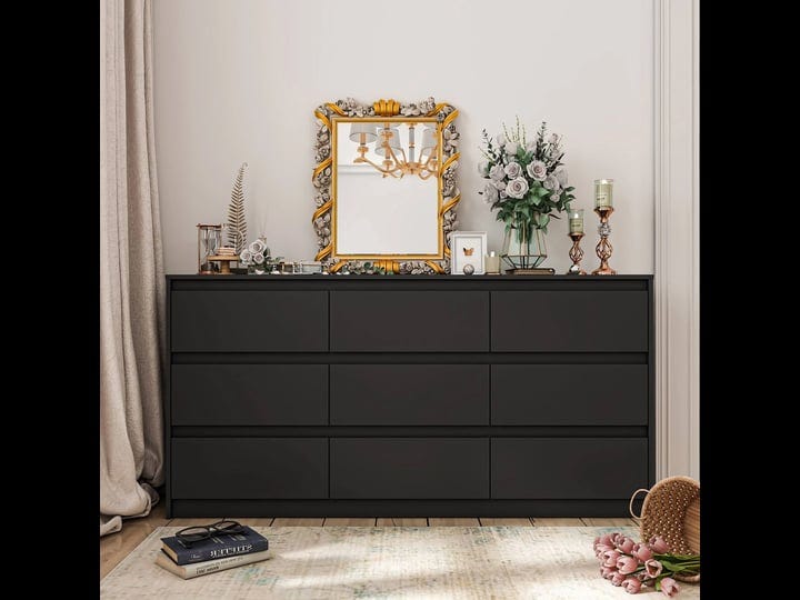 fufugaga-black-9-drawer-standard-dresser-kf250020-03-1