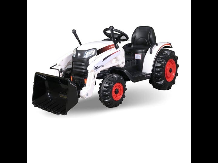 best-ride-on-cars-bobcat-construction-tractor-12v-white-1