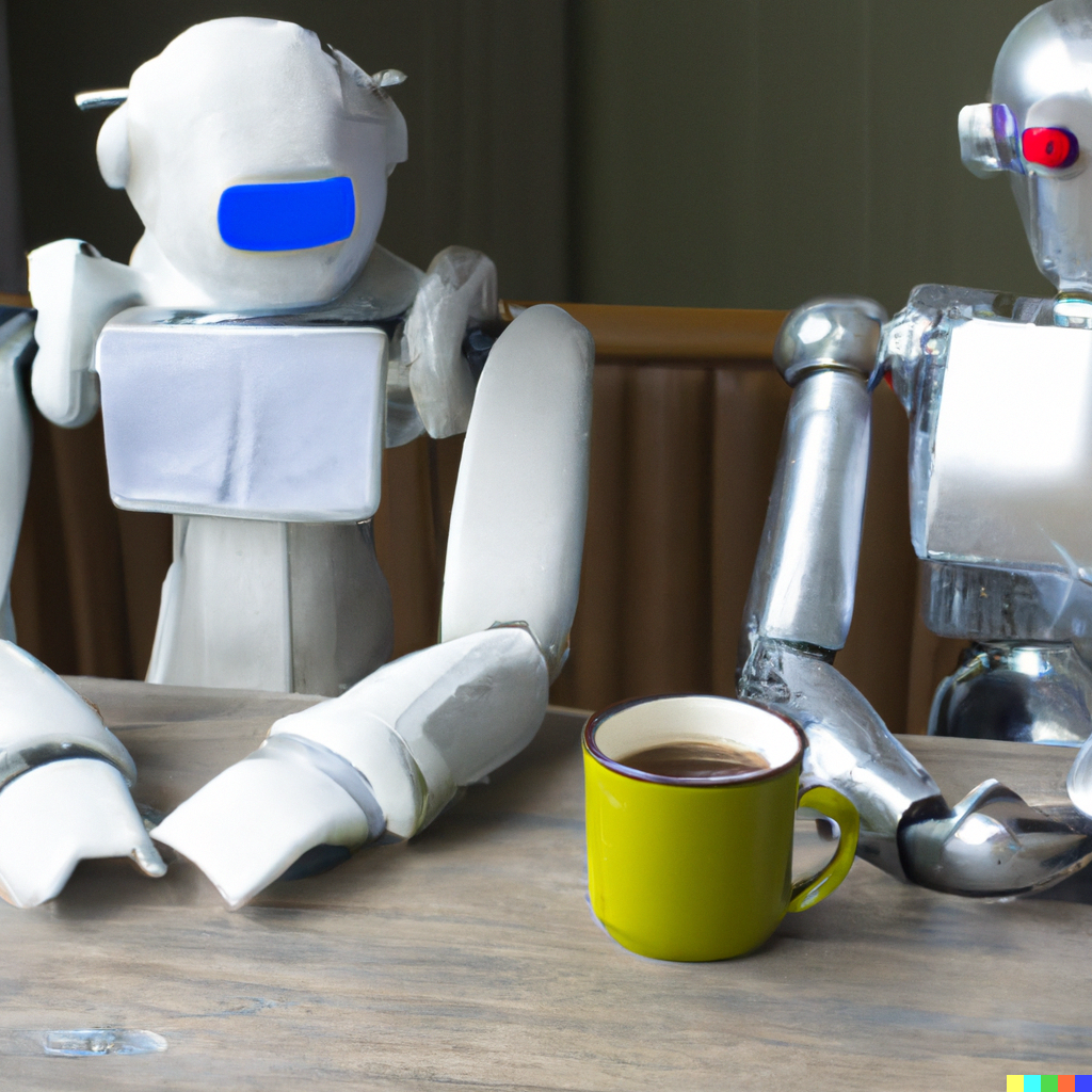 robots-drinking-coffee