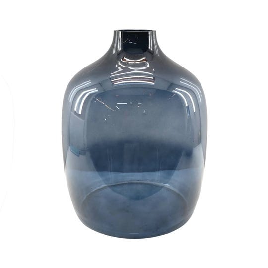 caspian-handblown-glass-vase-wide-blue-1