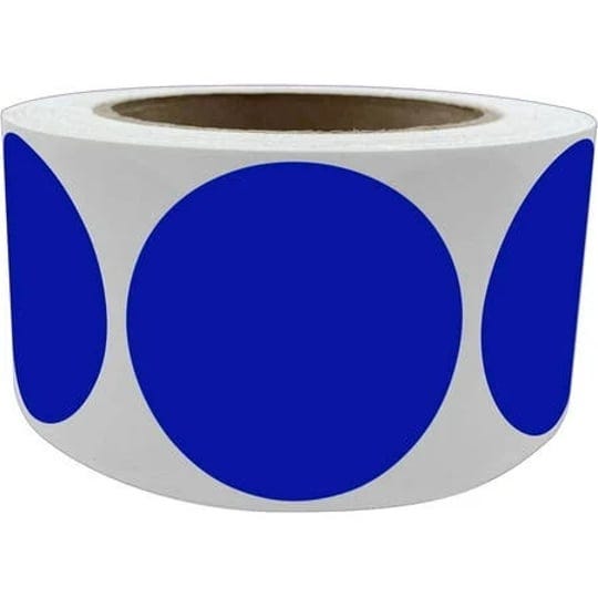 jesot-round-stickers-dots-2-inch-diameter-blue-stickers-in-a-roll-5cm-50mm-500-pack-1