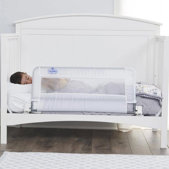 regalo-steel-swing-down-crib-rail-white-1
