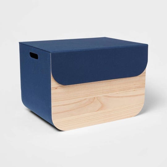 large-natural-wood-rectangular-kids-storage-with-lid-navy-pillowfort-1