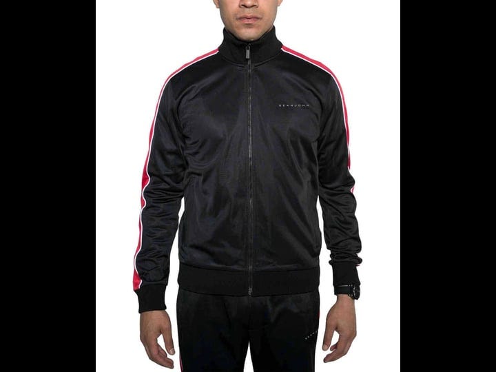 sean-john-mens-tricot-track-jackets-black-red-large-mens-1