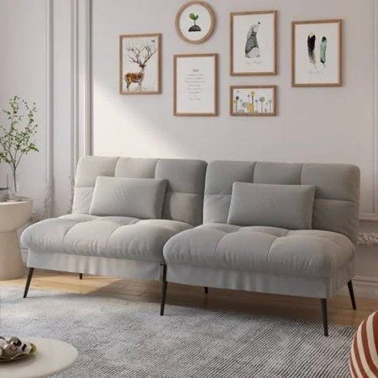 comhoma-convertible-futon-sofa-bed-upholstered-futon-couch-fabric-sleeper-sofa-gray-size-68-5-1