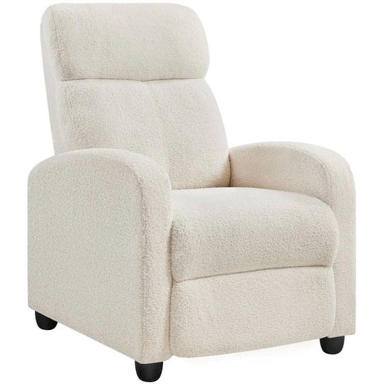 yaheetech-upholstered-adjustable-boucle-recliner-chair-with-pocket-spring-1